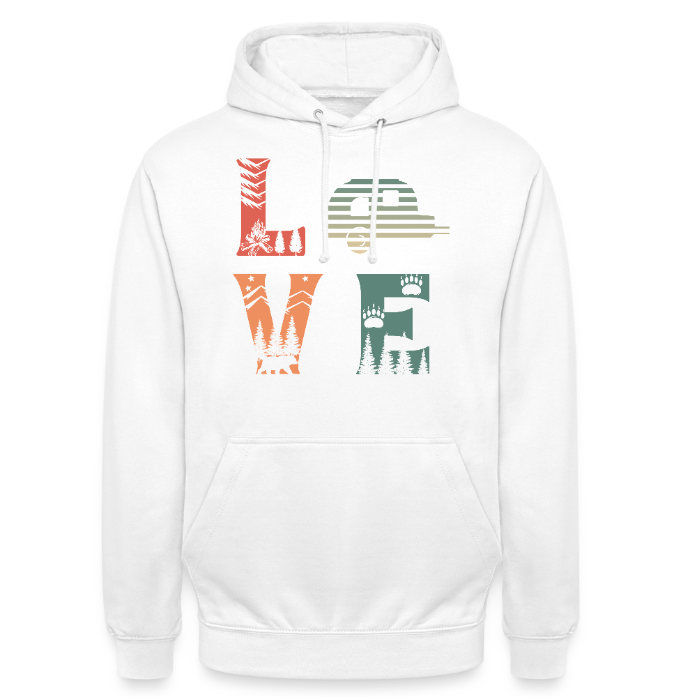 LOVE | Unisex Hoodie - Weiß