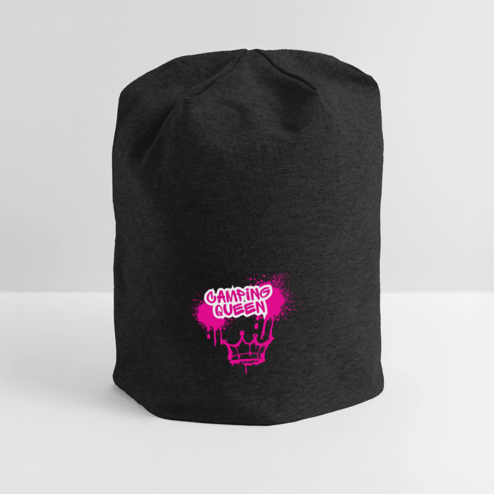 CAMPING QUEEN | Jersey-Beanie - Schwarz