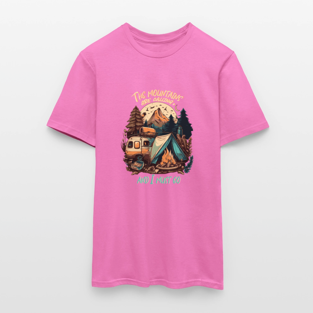 THE MOUNTAINS ARE CALLING | Männer T-Shirt - Pink