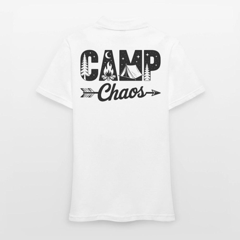 CAMP CHAOS | Frauen Polo Shirt - Weiß