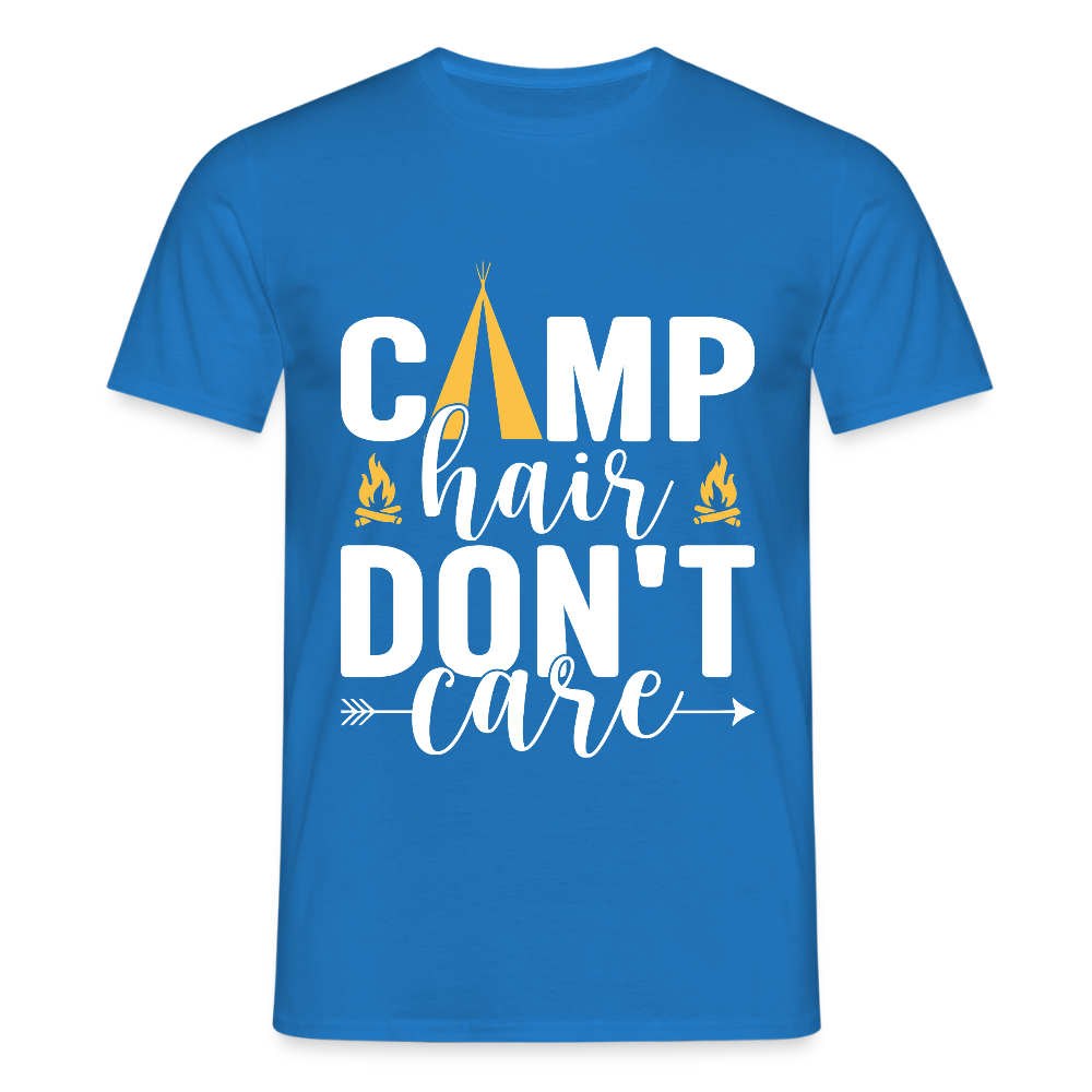 CAMP HAIR DON´T CARE | Männer T-Shirt - Royalblau