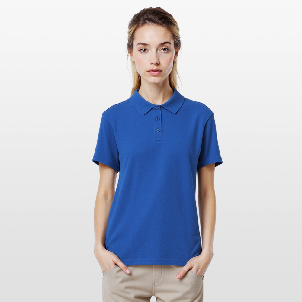 Wohnmobil unter Palmen | Frauen Polo Shirt - Royalblau