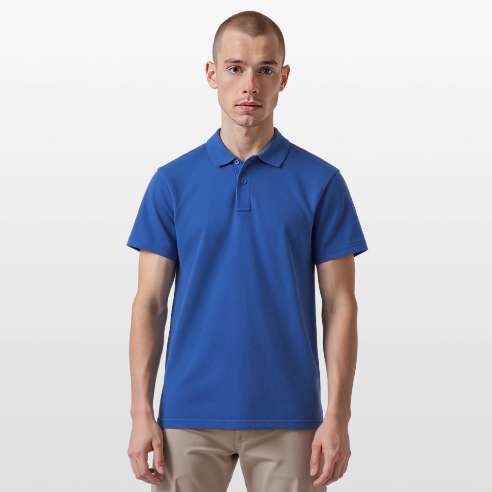 Wohnmobil unter Palmen | Männer Poloshirt - Royalblau