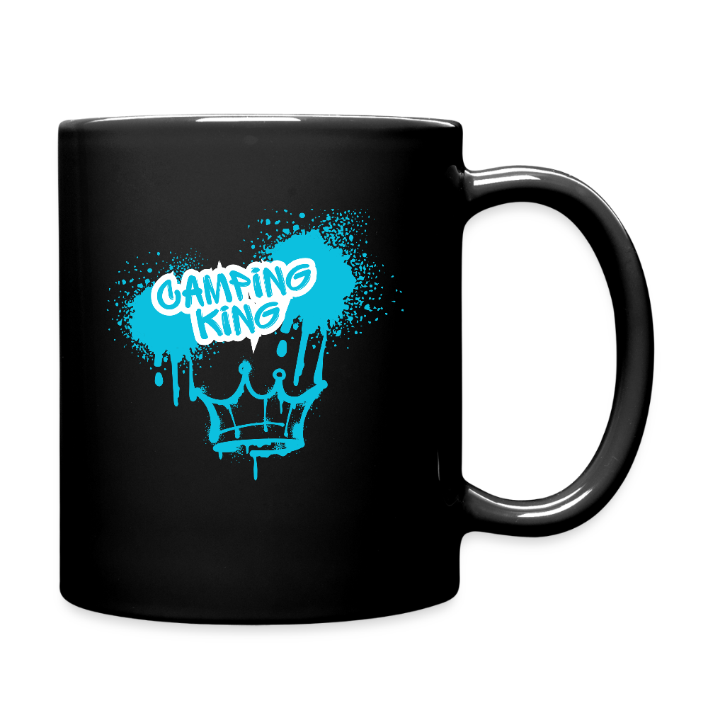 CAMPING KING | Tasse einfarbig - Schwarz