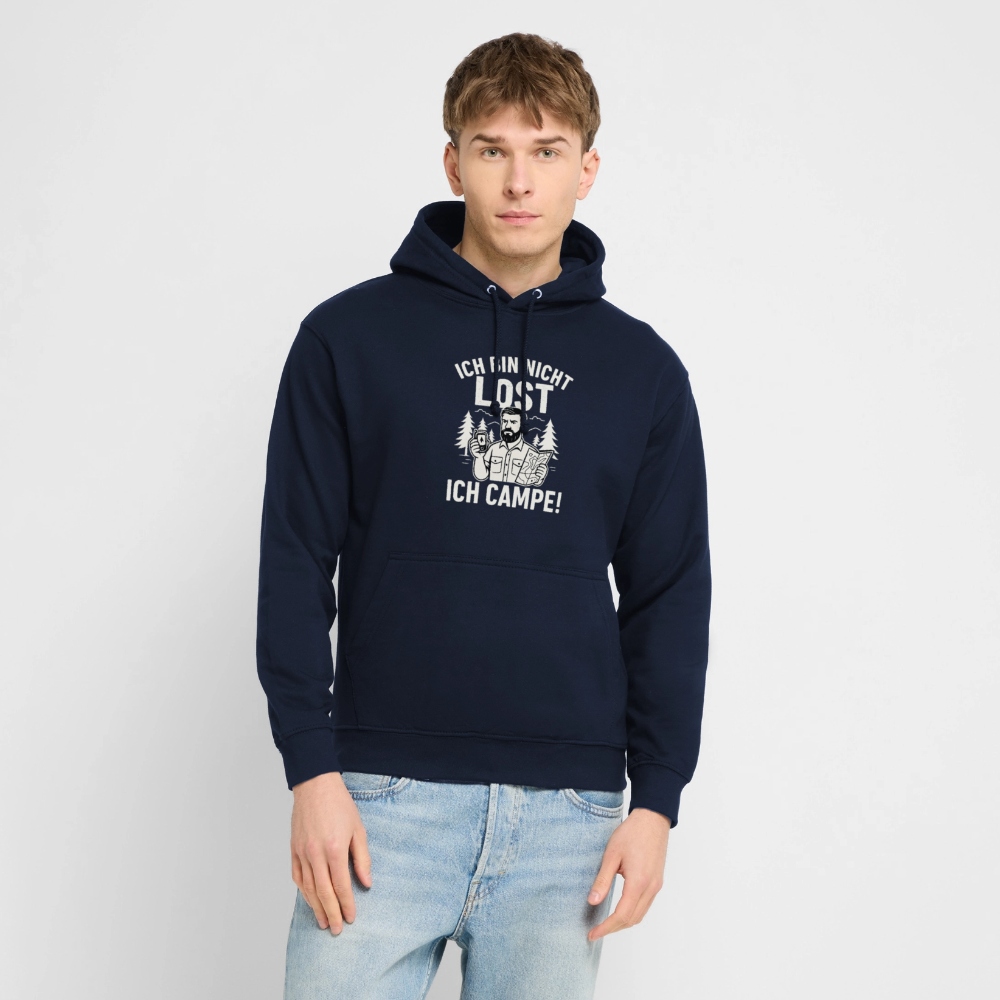 Ich bin nicht lost - ICH CAMPE! | Unisex Hoodie - Navy