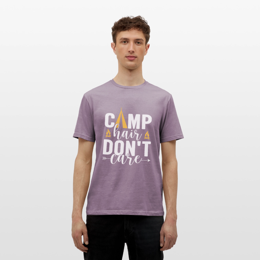 CAMP HAIR DON´T CARE | Männer T-Shirt - Lilagrau 