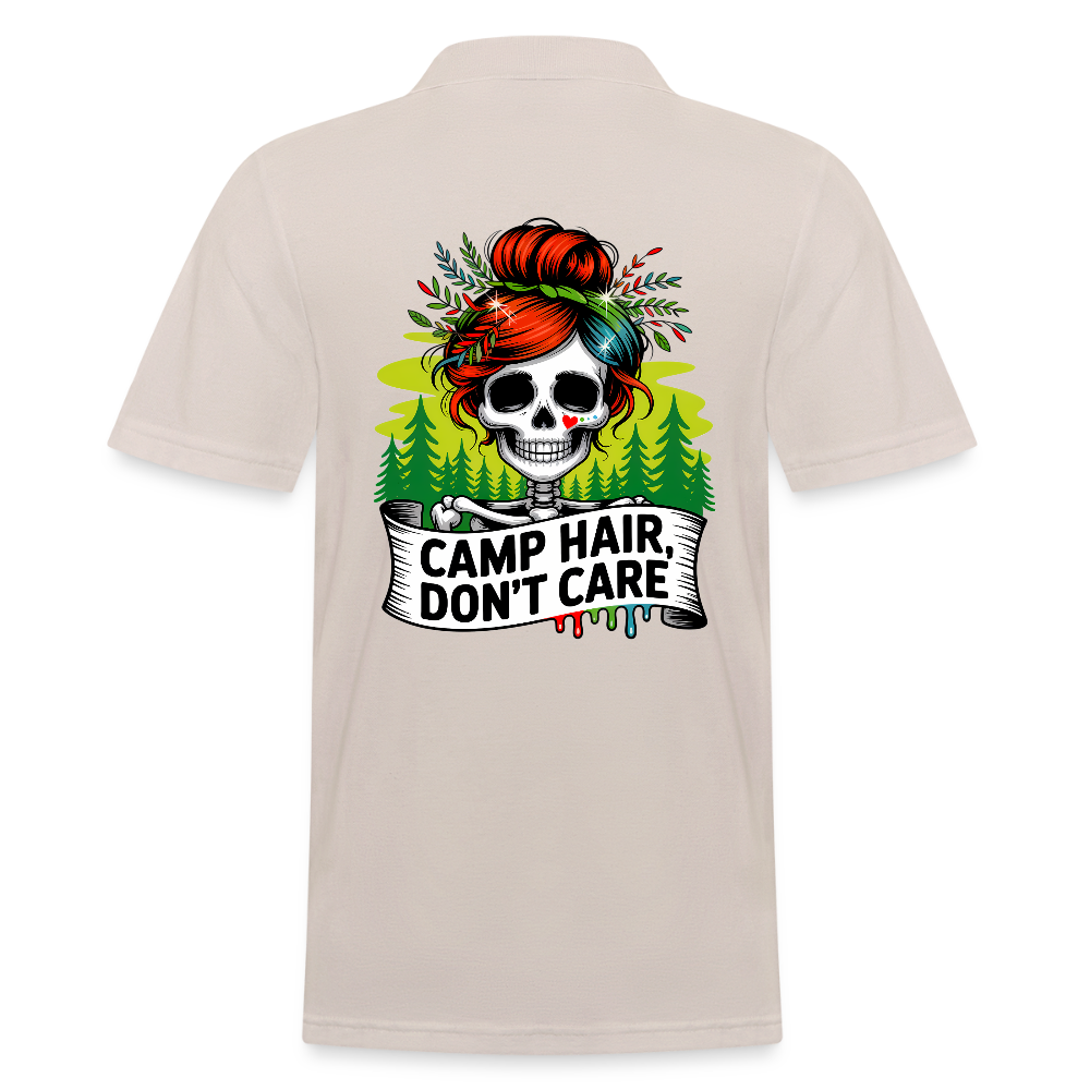 CAMP HAIR, DON´T CARE | Männer Poloshirt - Beige