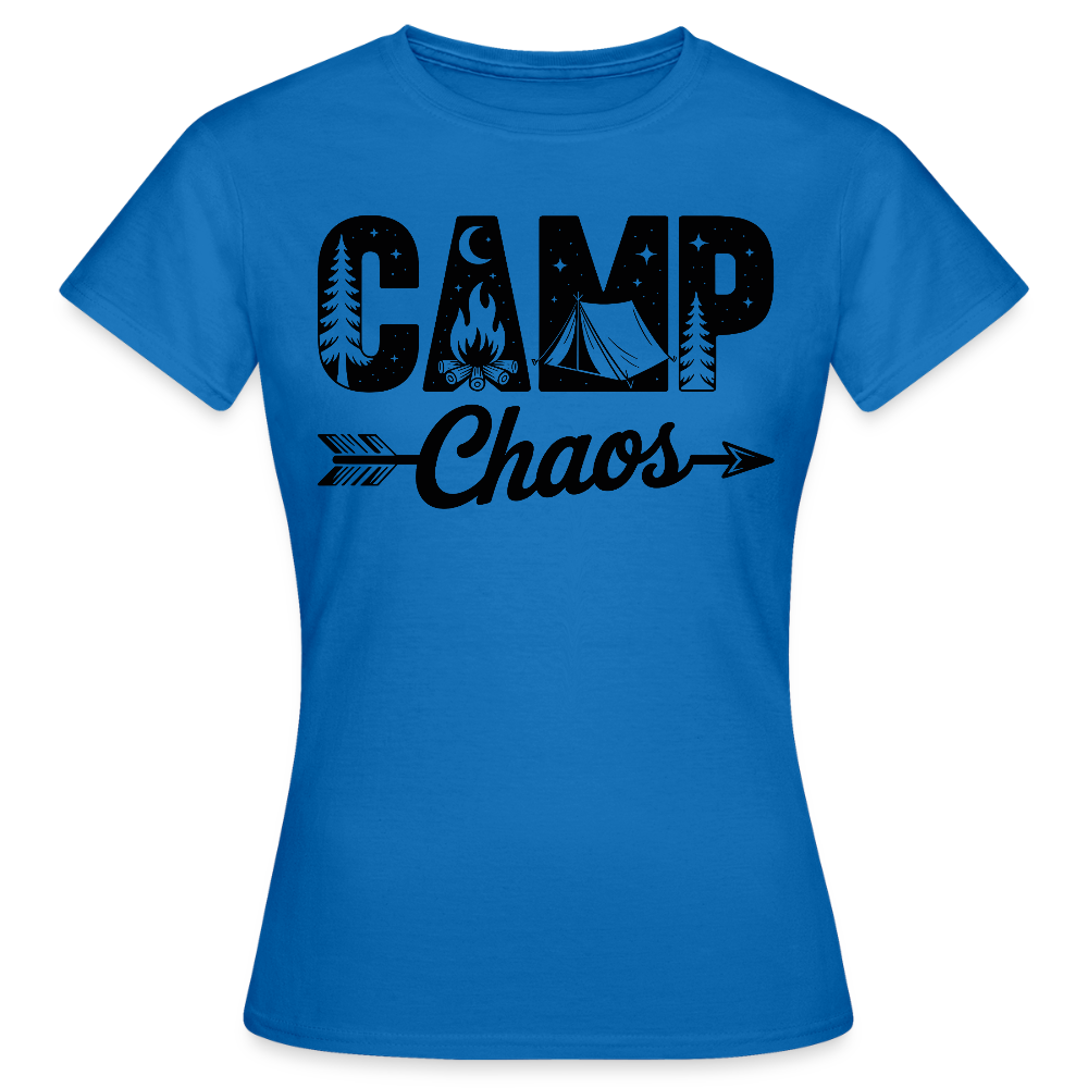 CAMP CHAOS | Frauen T-Shirt - Royalblau