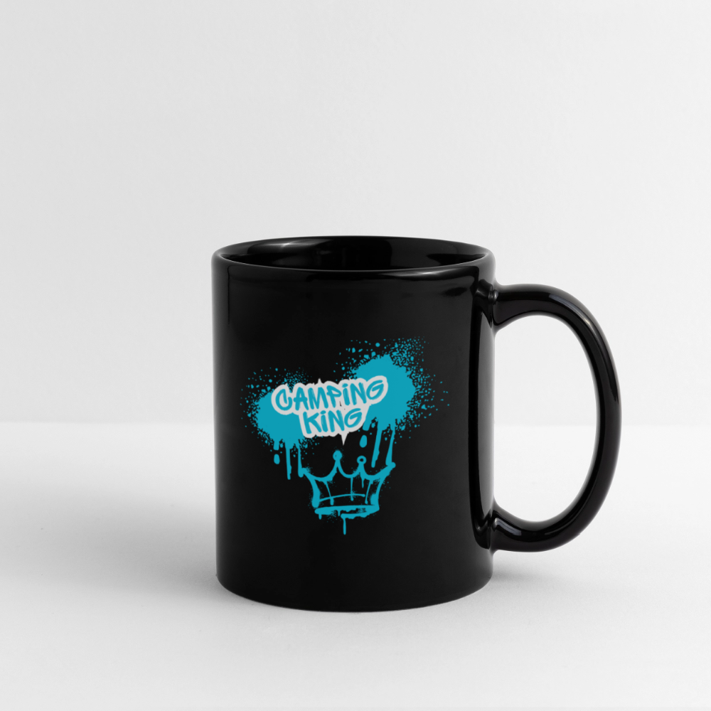 CAMPING KING | Tasse einfarbig - Schwarz