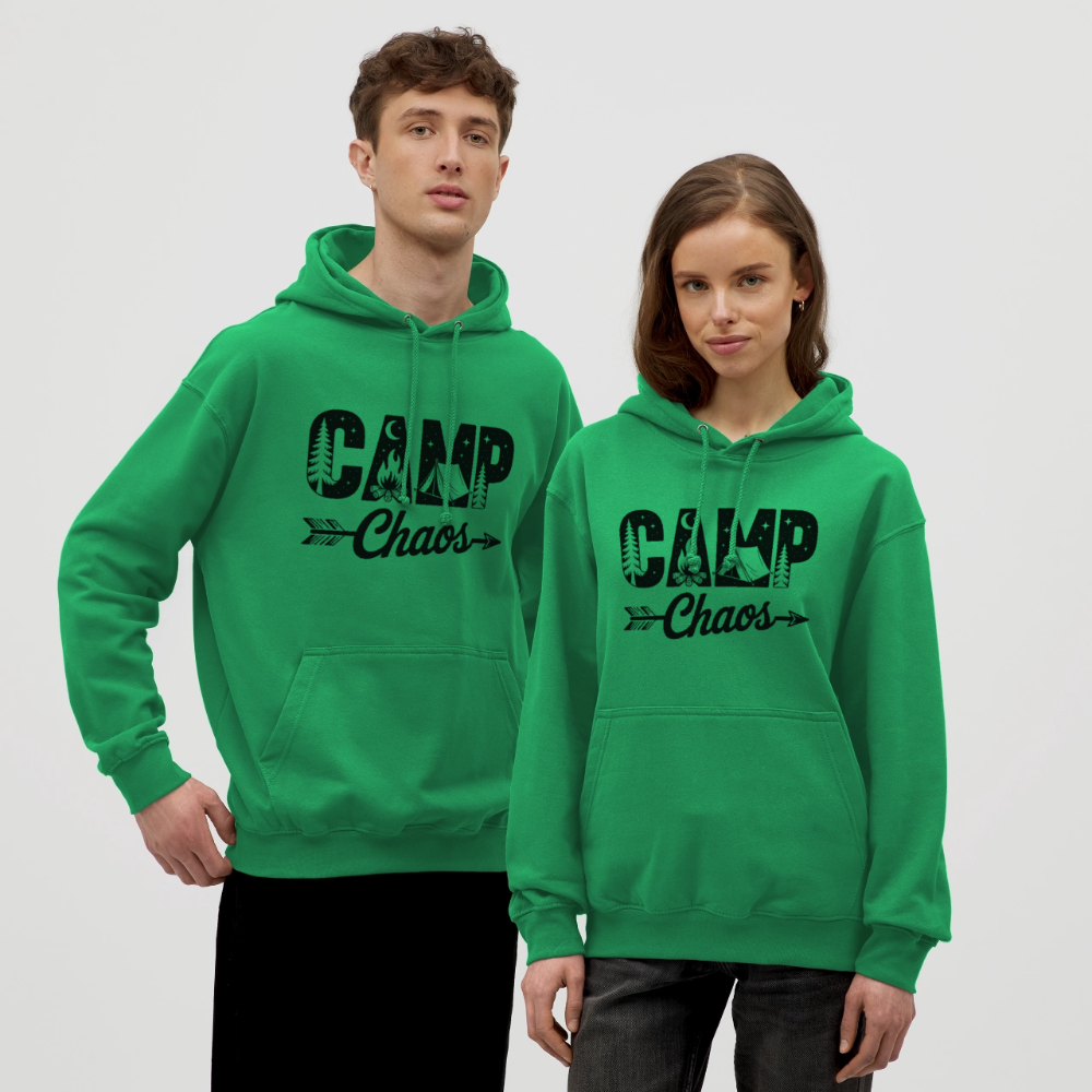 CAMP CHAOS | Unisex Hoodie - Kelly Green