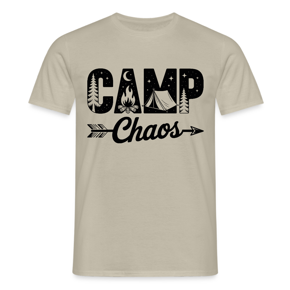CAMP CHAOS | Männer T-Shirt - Sandbeige