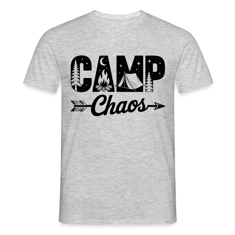 CAMP CHAOS | Männer T-Shirt - Grau meliert