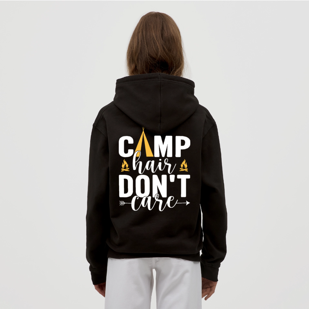 CAMP HAIR DON´T CARE | Unisex Hoodie - Schwarz