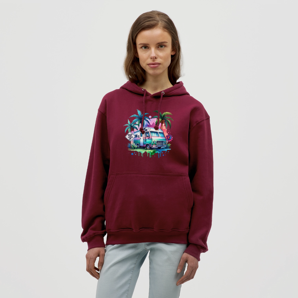 Wohnmobil unter Palmen | Unisex Hoodie - Bordeaux