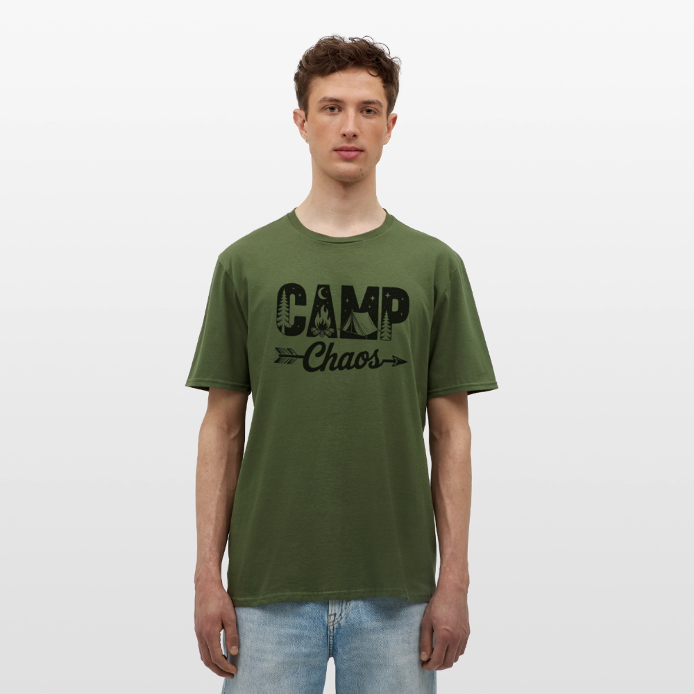 CAMP CHAOS | Männer T-Shirt - Militärgrün