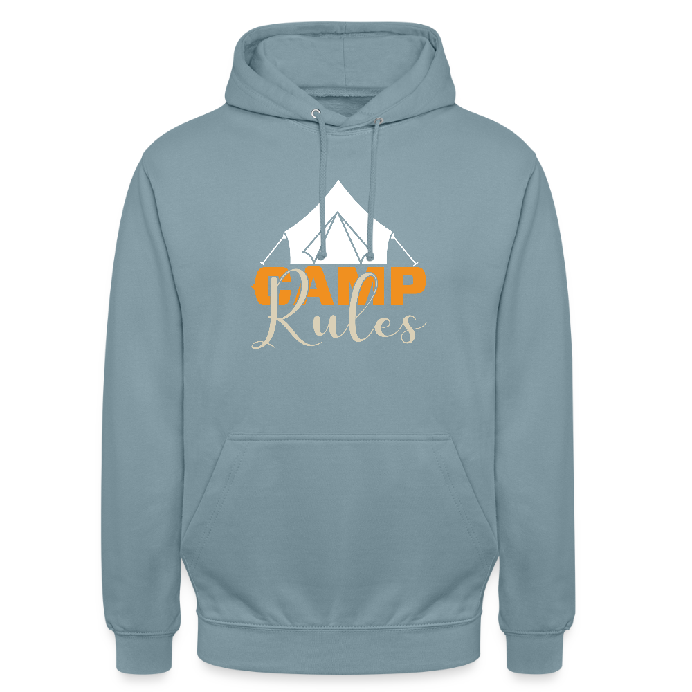 CAMP RULES | Unisex Hoodie - Nebelblau