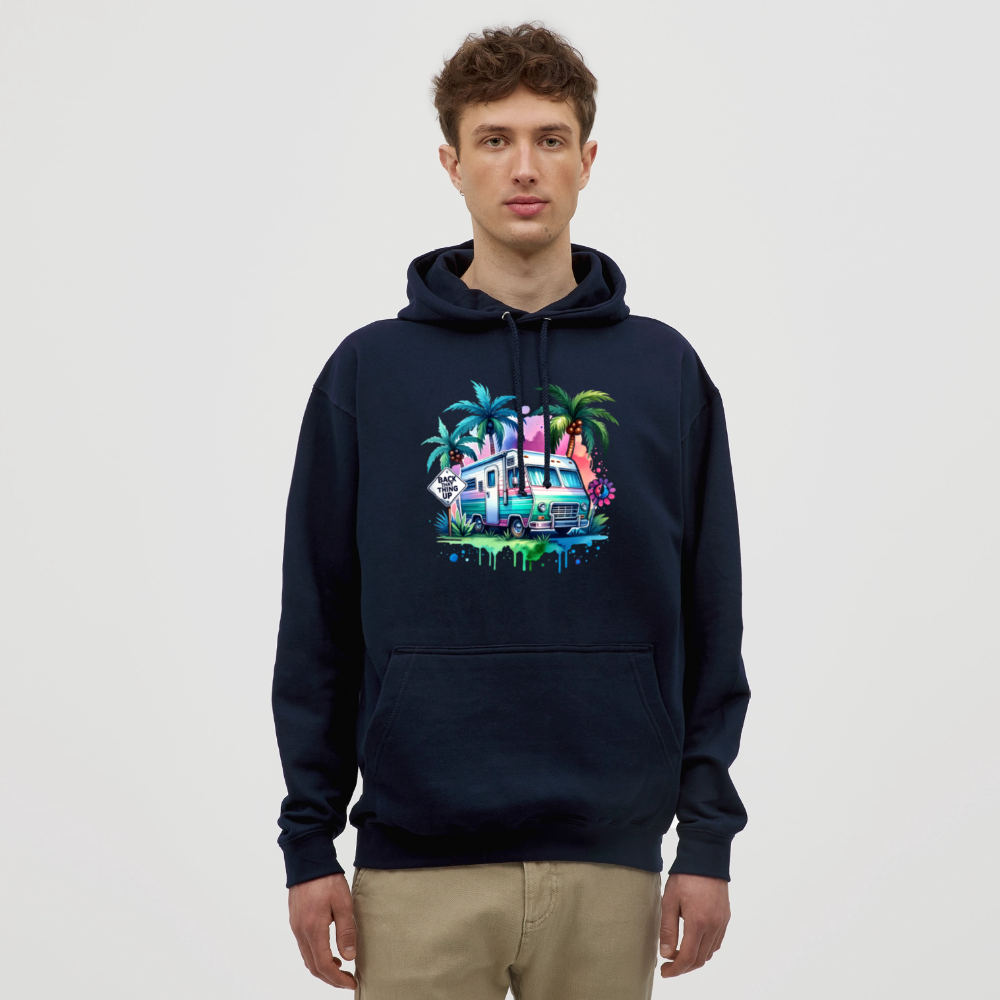 Wohnmobil unter Palmen | Unisex Hoodie - Navy