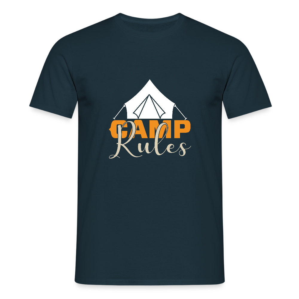 CAMP RULES | Männer T-Shirt - Navy