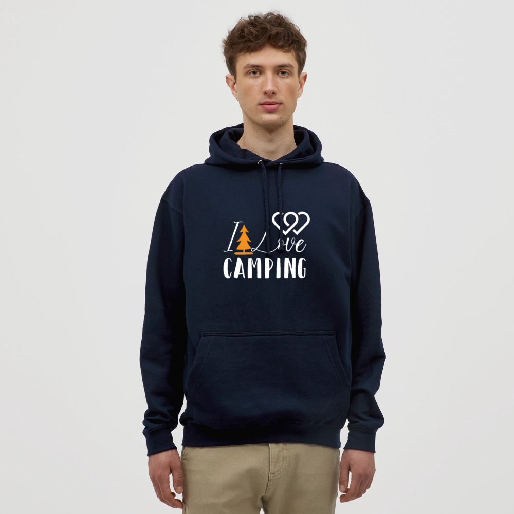 I LOVE CAMPING | Unisex Hoodie - Navy