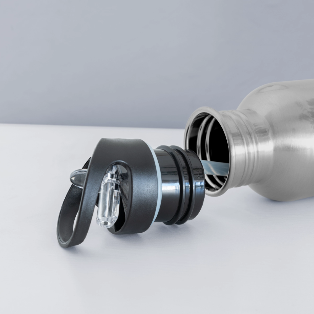 Wohnmobil unter Palmen | Trinkflasche - Lightsilver