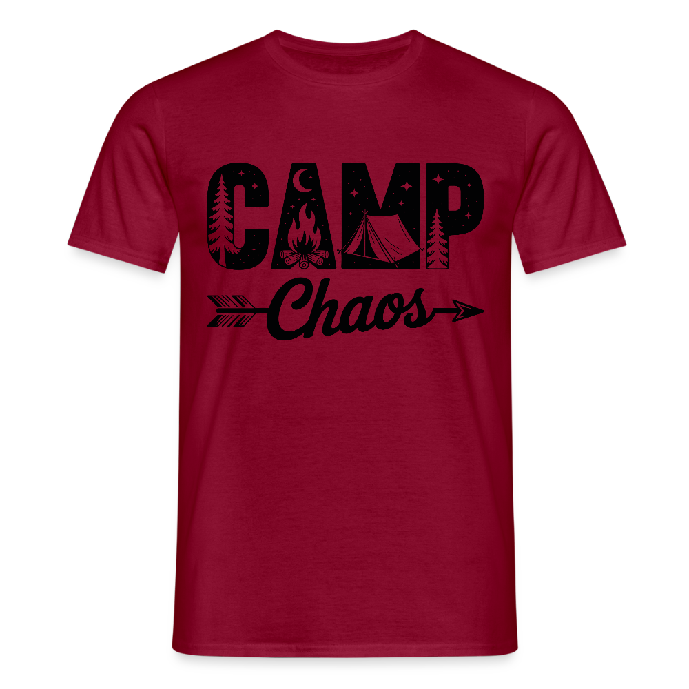 CAMP CHAOS | Männer T-Shirt - Ziegelrot