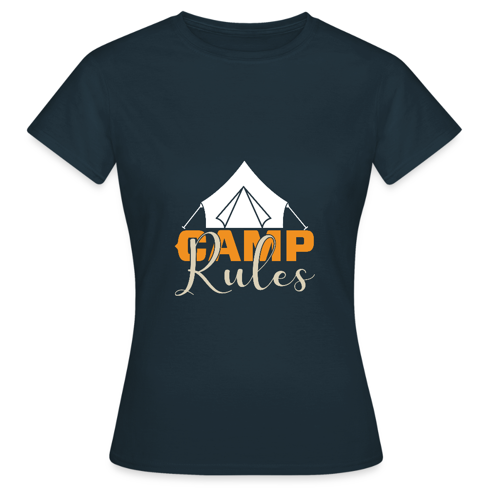 CAMP RULES | Frauen T-Shirt - Navy