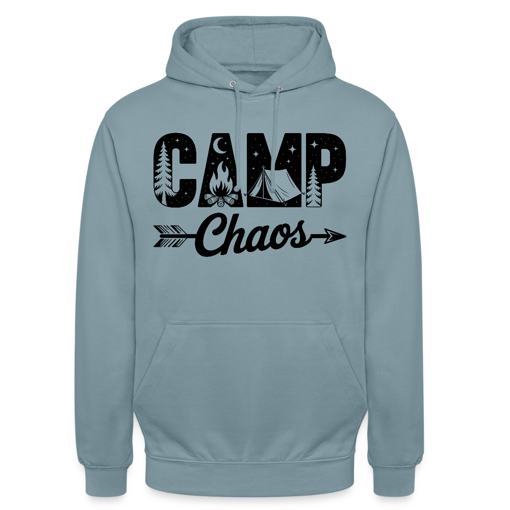 CAMP CHAOS | Unisex Hoodie - Nebelblau