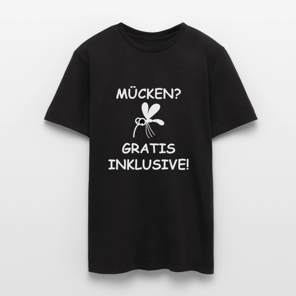MÜCKEN? GRATIS INKLUSIVE! | Männer T-Shirt - Schwarz