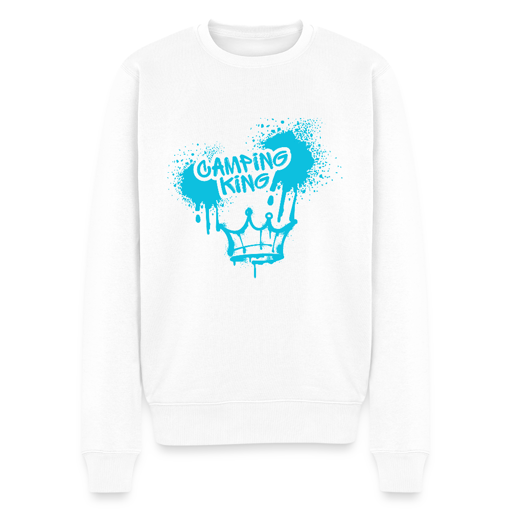 CAMPING KING | Männer Premium Pullover - Weiß