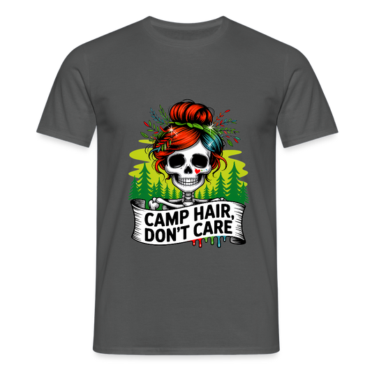 CAMP HAIR, DON´T CARE | Männer T-Shirt - Anthrazit