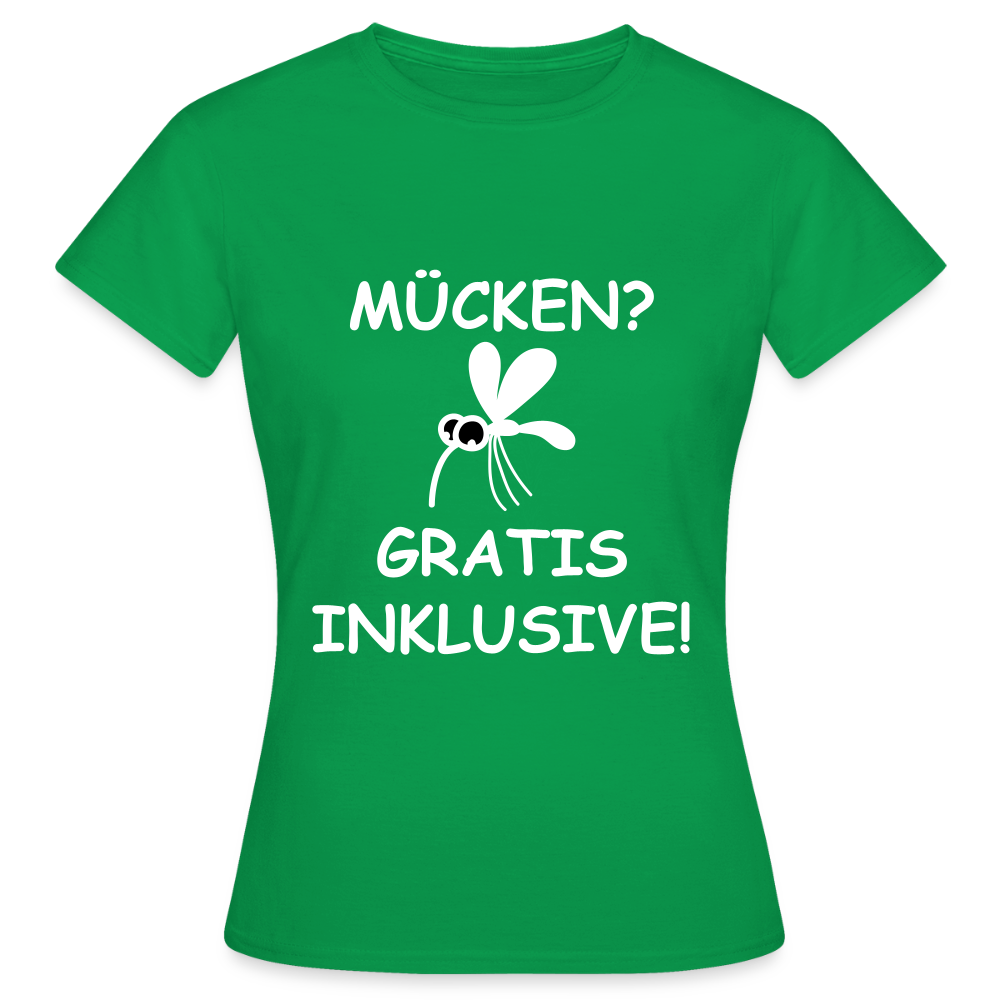 MÜCKEN? GRATIS INKLUSIVE! | Frauen T-Shirt - Kelly Green