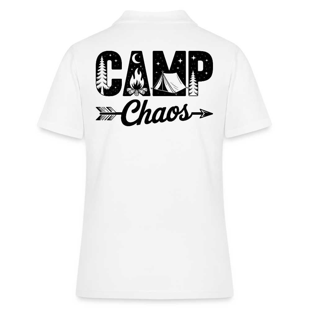 CAMP CHAOS | Frauen Polo Shirt - Weiß