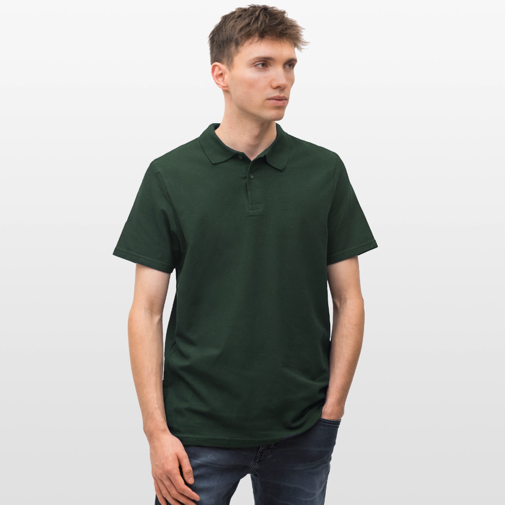 CAMPERS GONNA CAMP | Männer Poloshirt - Tannengrün