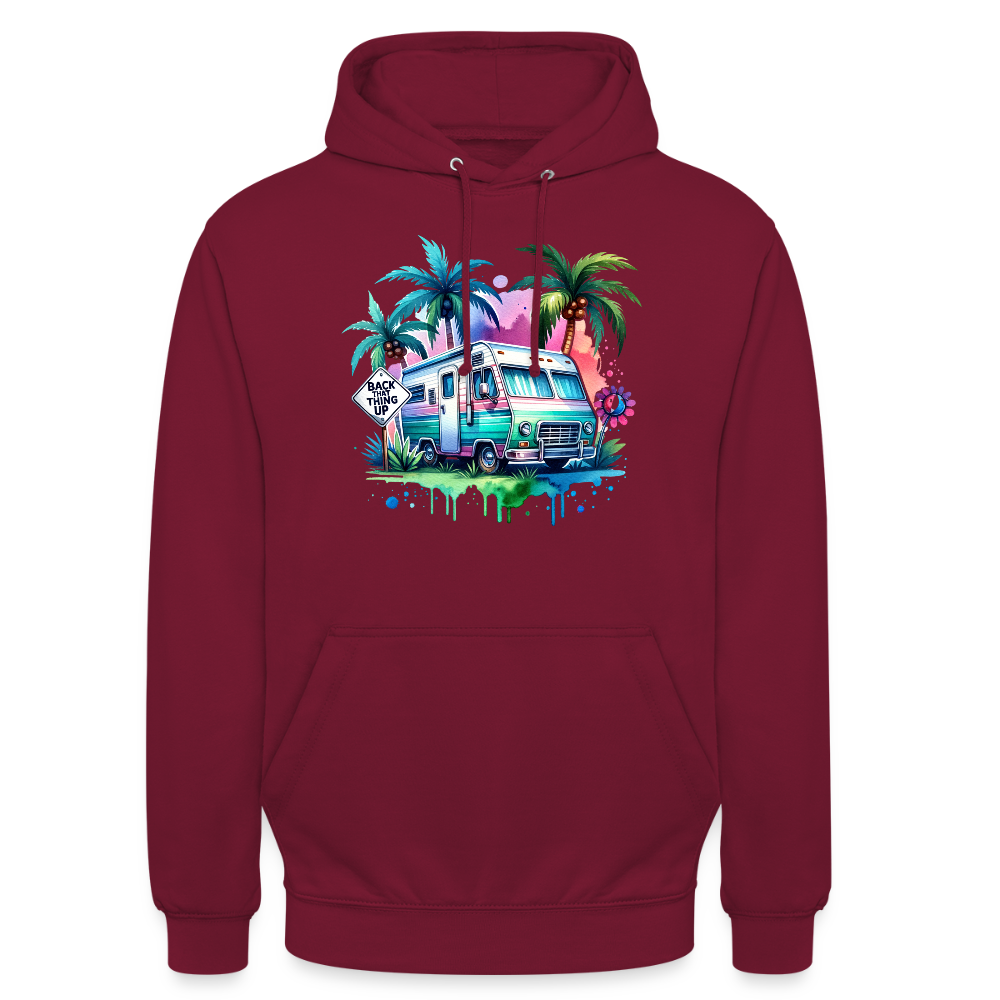 Wohnmobil unter Palmen | Unisex Hoodie - Bordeaux