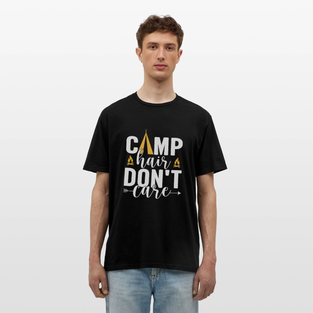 CAMP HAIR DON´T CARE | Männer T-Shirt - Schwarz
