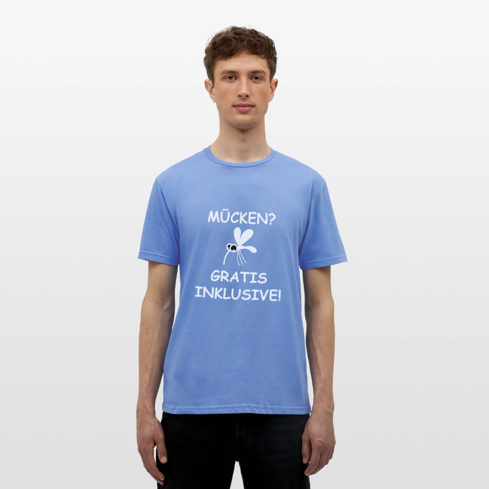 MÜCKEN? GRATIS INKLUSIVE! | Männer T-Shirt - carolina blue