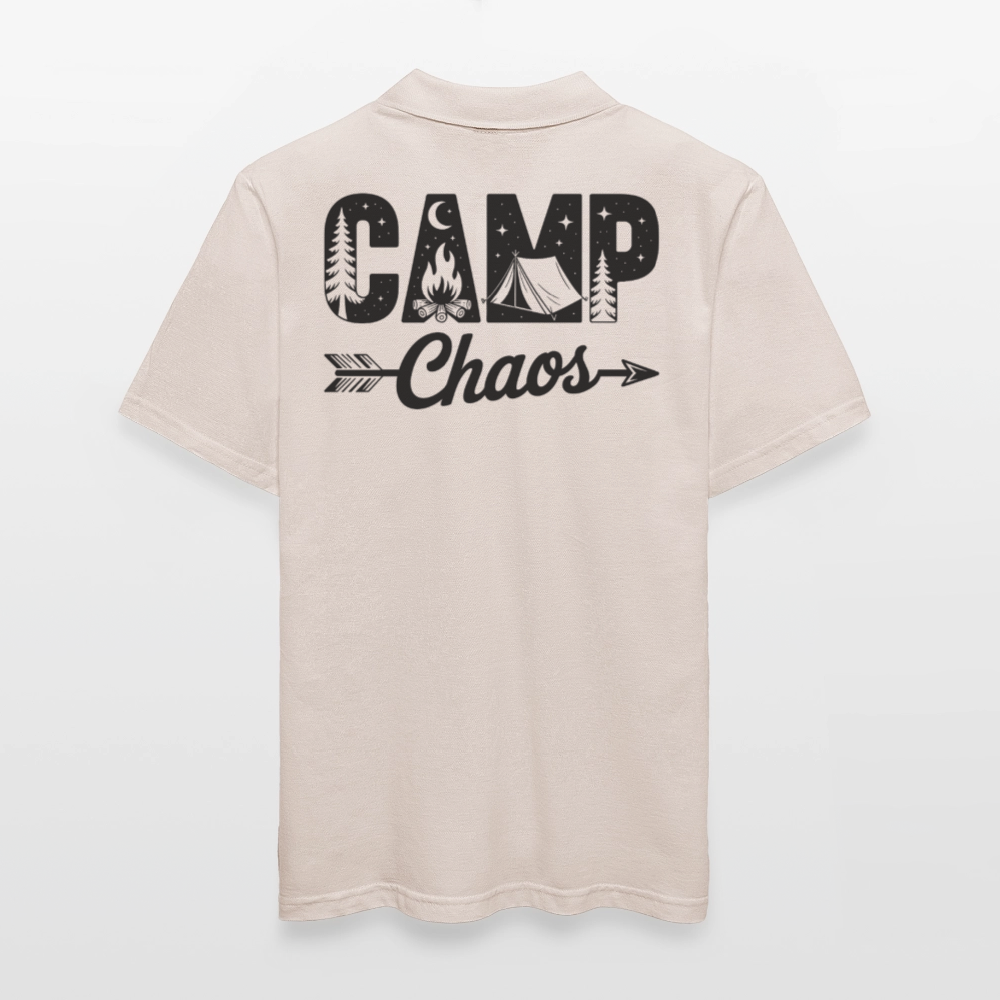 CAMP CHAOS | Männer Poloshirt - Beige