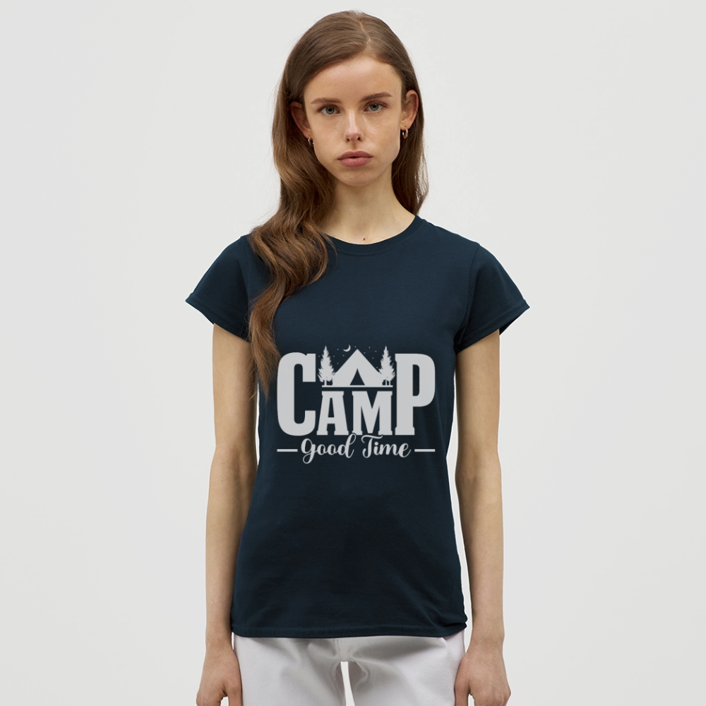 CAMP -GOOD TIME- | Frauen T-Shirt - Navy