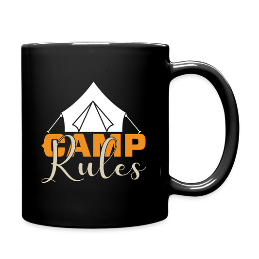CAMP RULES | Tasse einfarbig - Schwarz