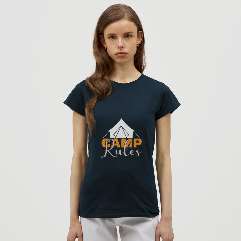 CAMP RULES | Frauen T-Shirt - Navy