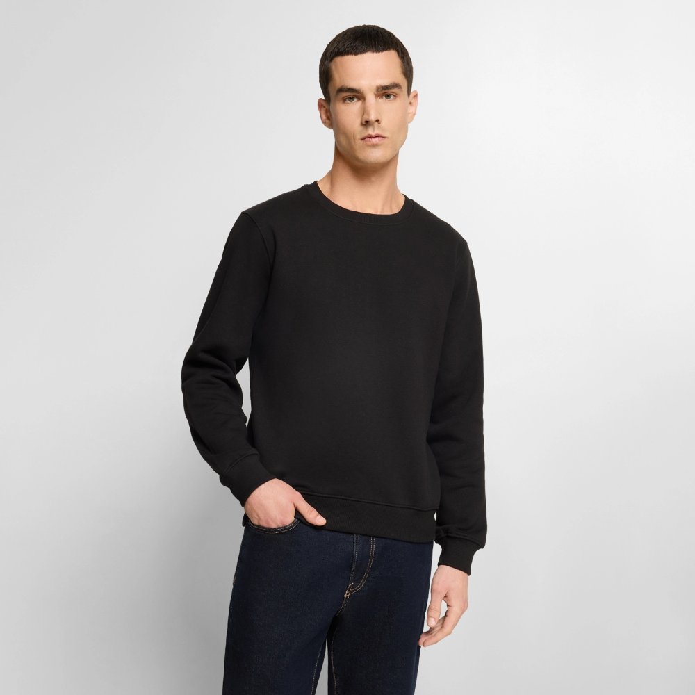 Mein Navi sagt geradeaus ins Abenteuer! | Männer Premium Pullover - Schwarz