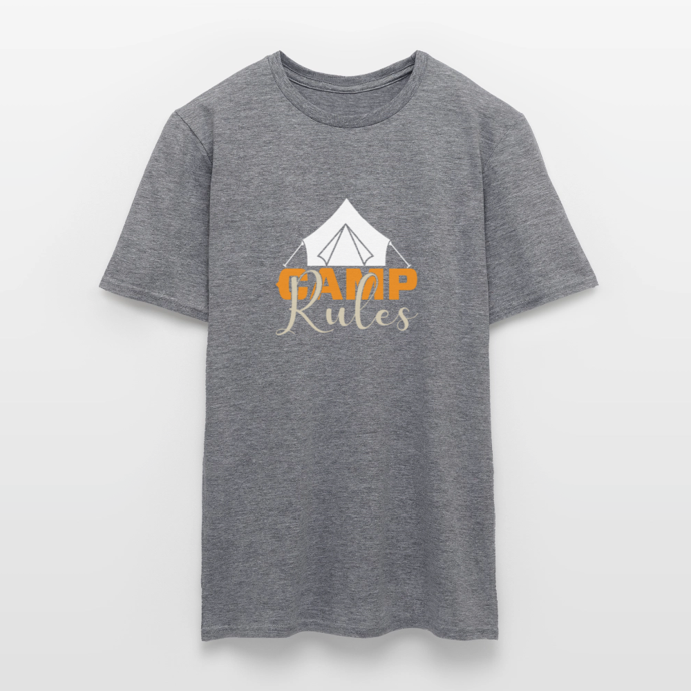 CAMP RULES | Männer T-Shirt - Graphit meliert