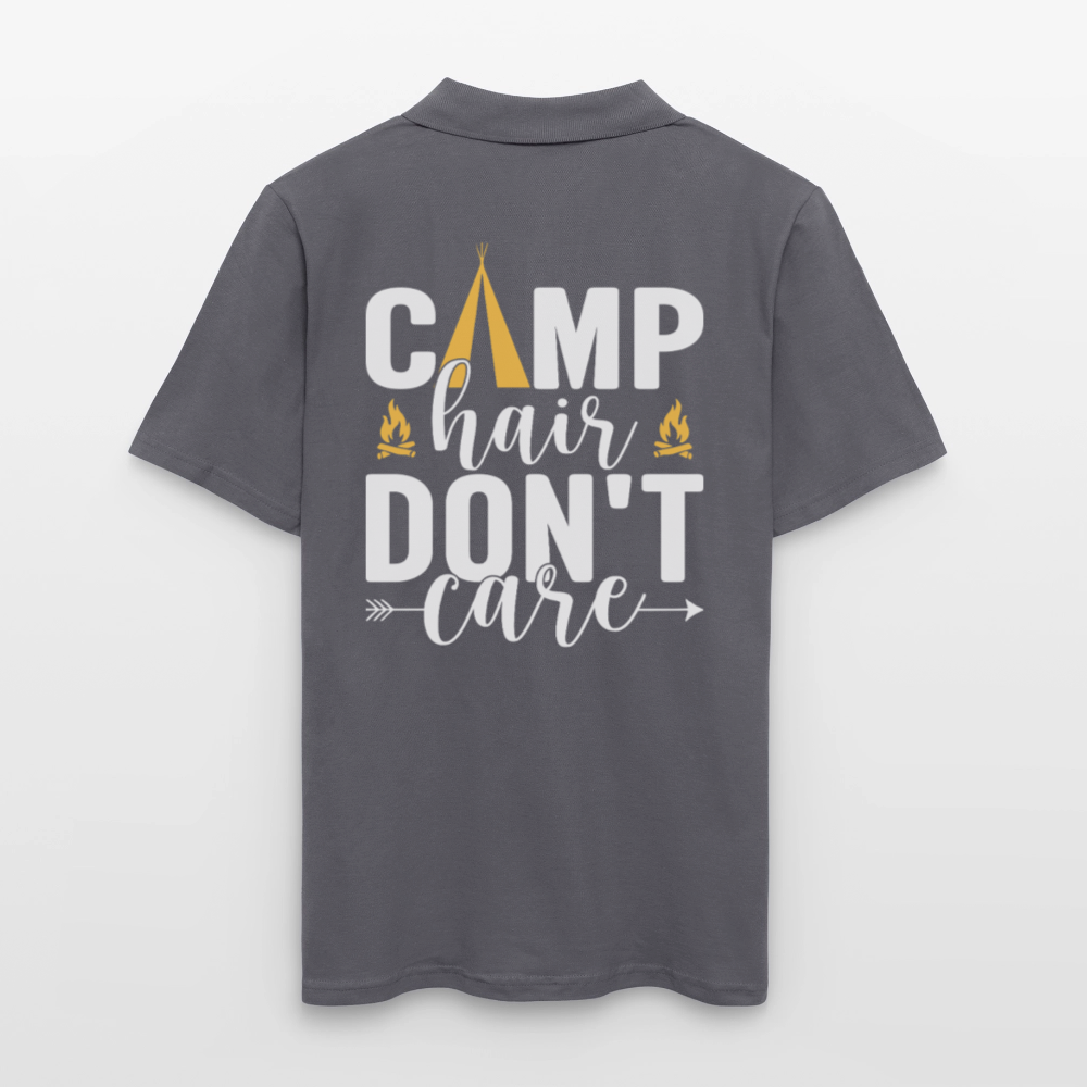 CAMP HAIR DON´T CARE | Männer Poloshirt - Anthrazit