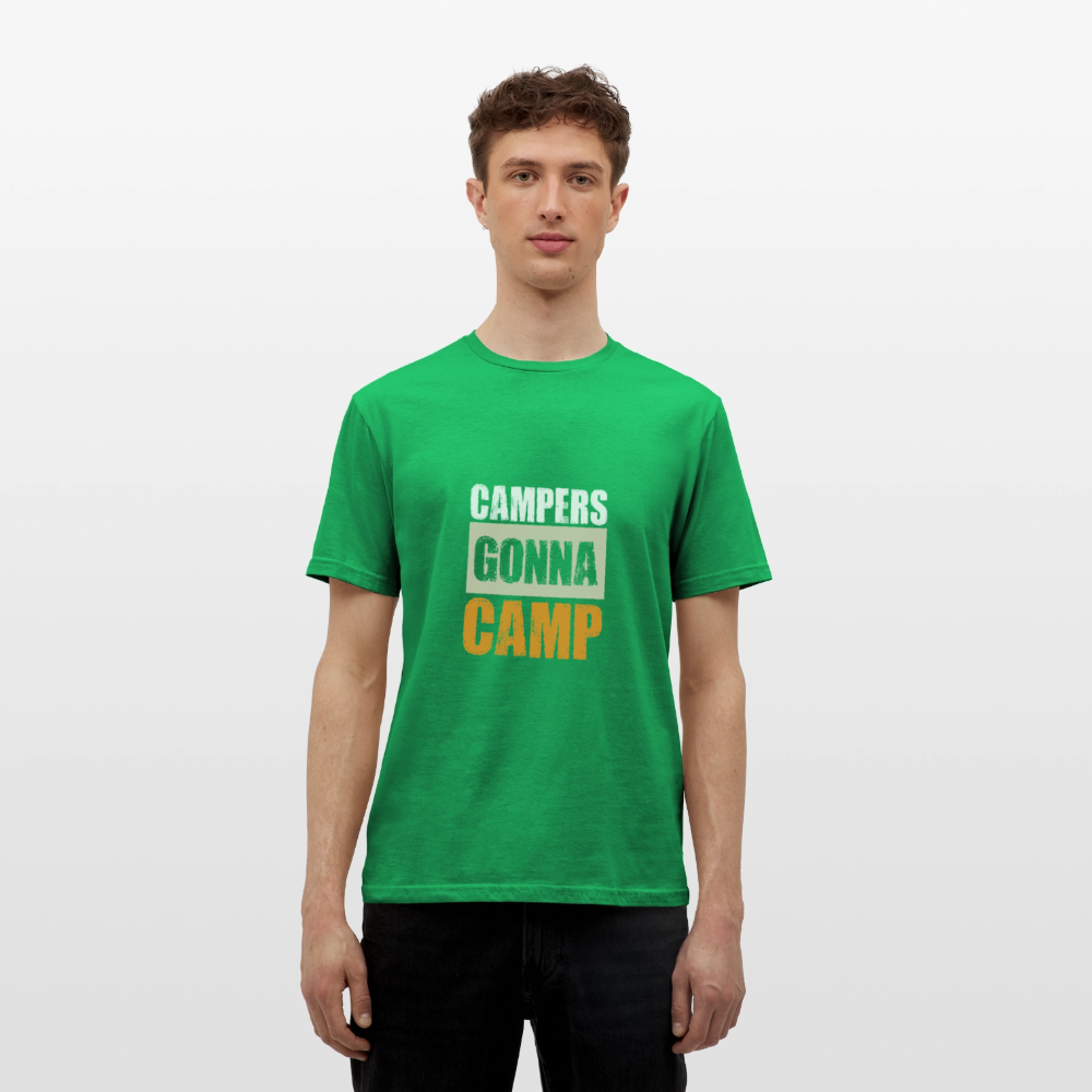 CAMPERS GONNA CAMP | Männer T-Shirt - Kelly Green