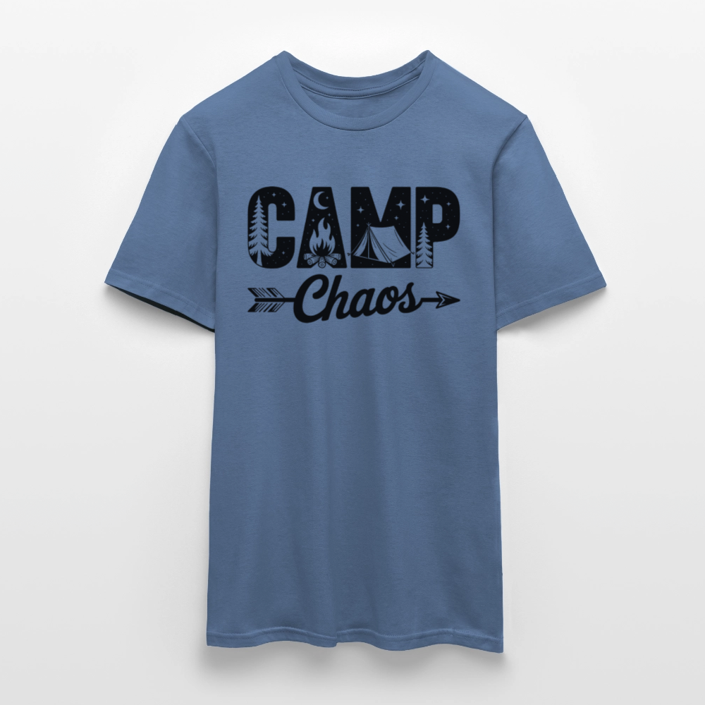 CAMP CHAOS | Männer T-Shirt - Taubenblau 