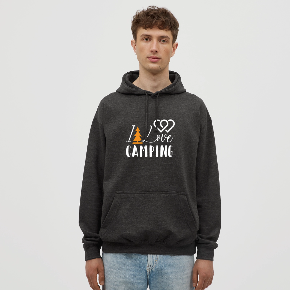 I LOVE CAMPING | Unisex Hoodie - Anthrazit