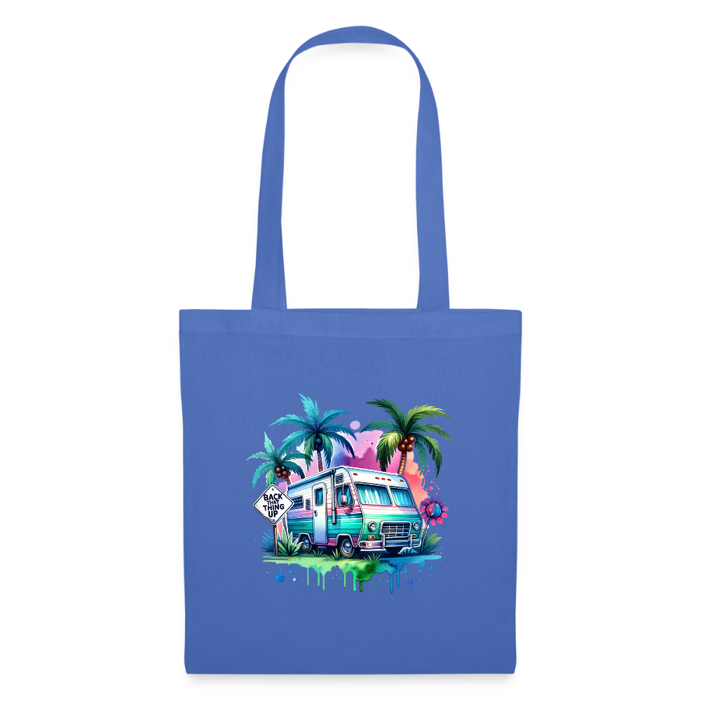 Wohnmobil unter Palmen | Stoffbeutel - Hellblau