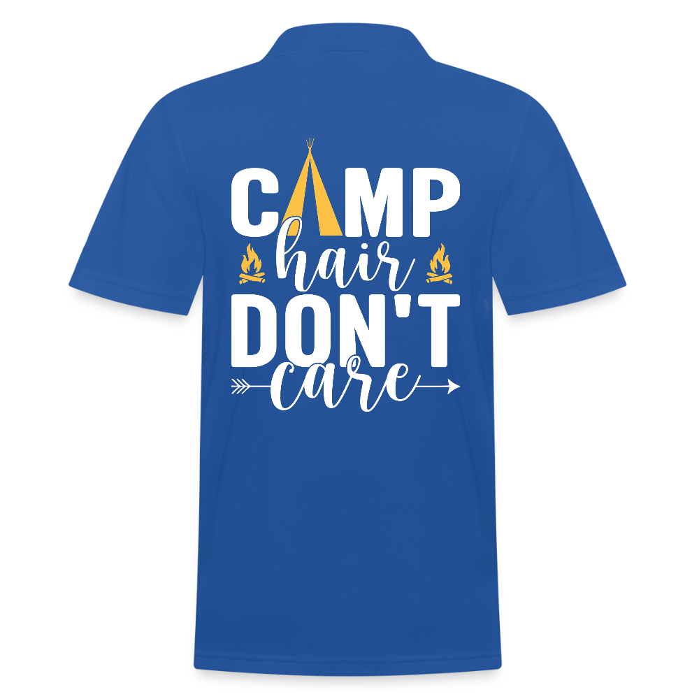 CAMP HAIR DON´T CARE | Männer Poloshirt - Royalblau