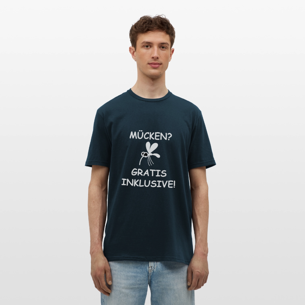 MÜCKEN? GRATIS INKLUSIVE! | Männer T-Shirt - Navy