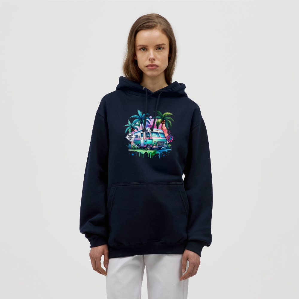 Wohnmobil unter Palmen | Unisex Hoodie - Navy